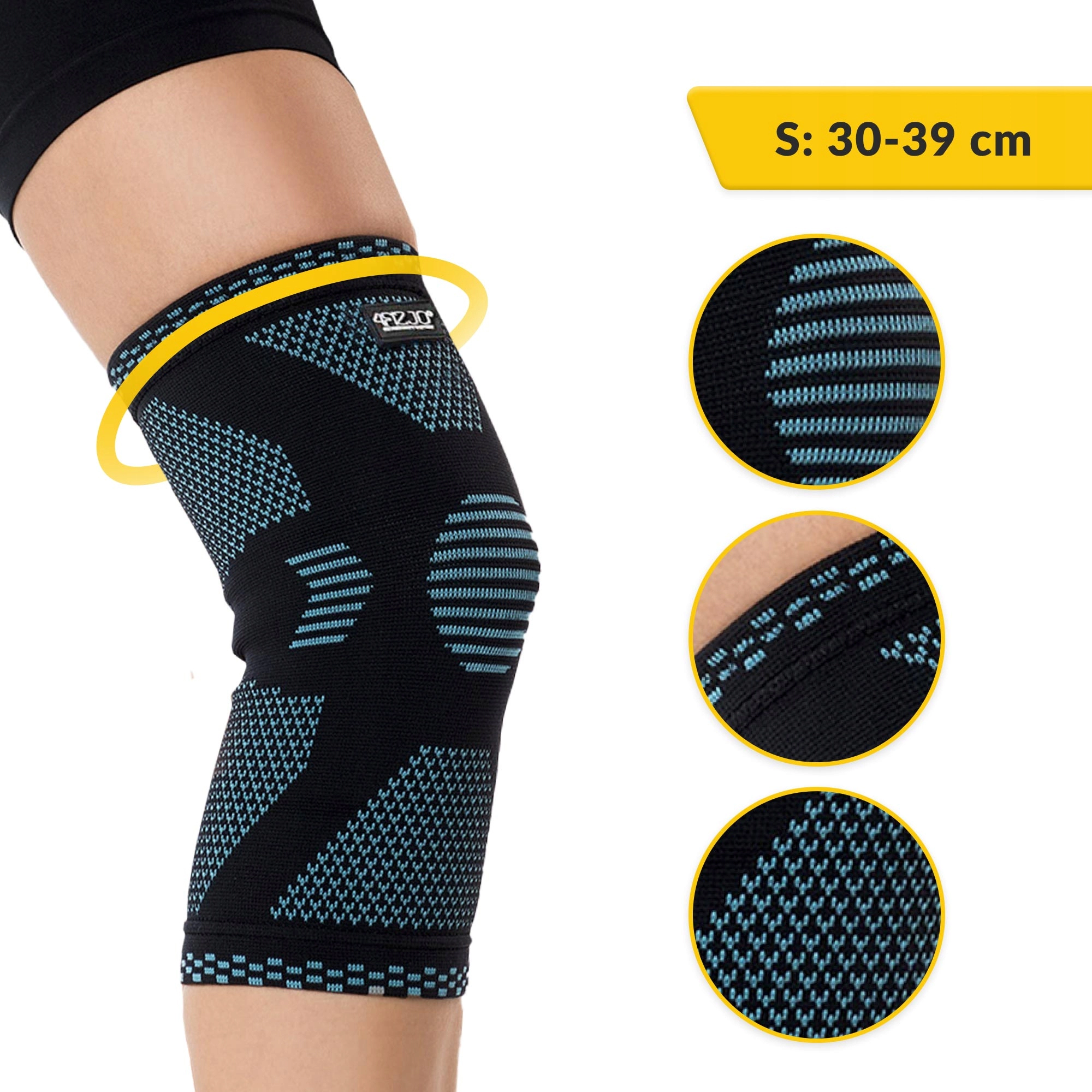 orteza na kolano elastyczna opaska stabilizator