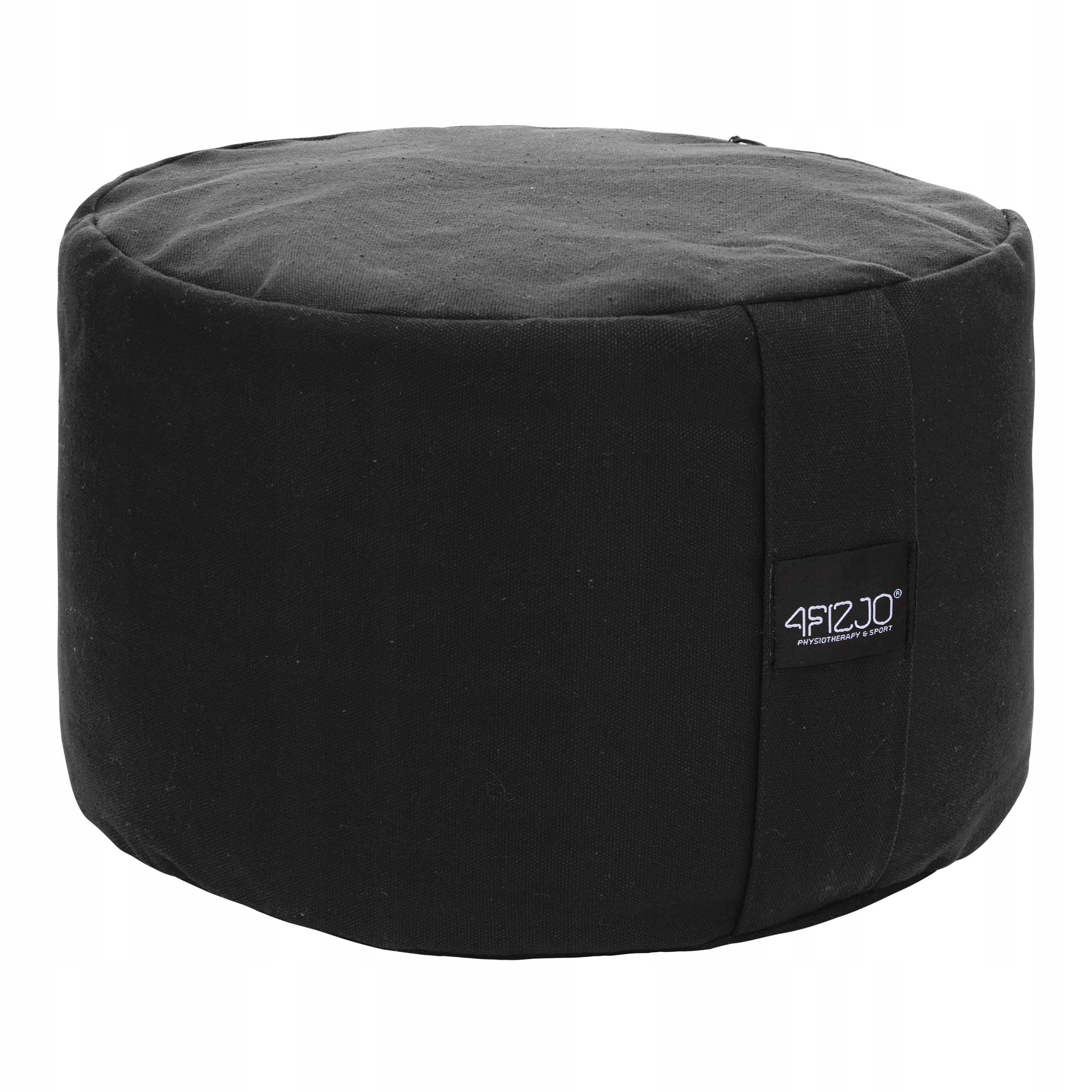 Perna de yoga Zafu rotundă negru