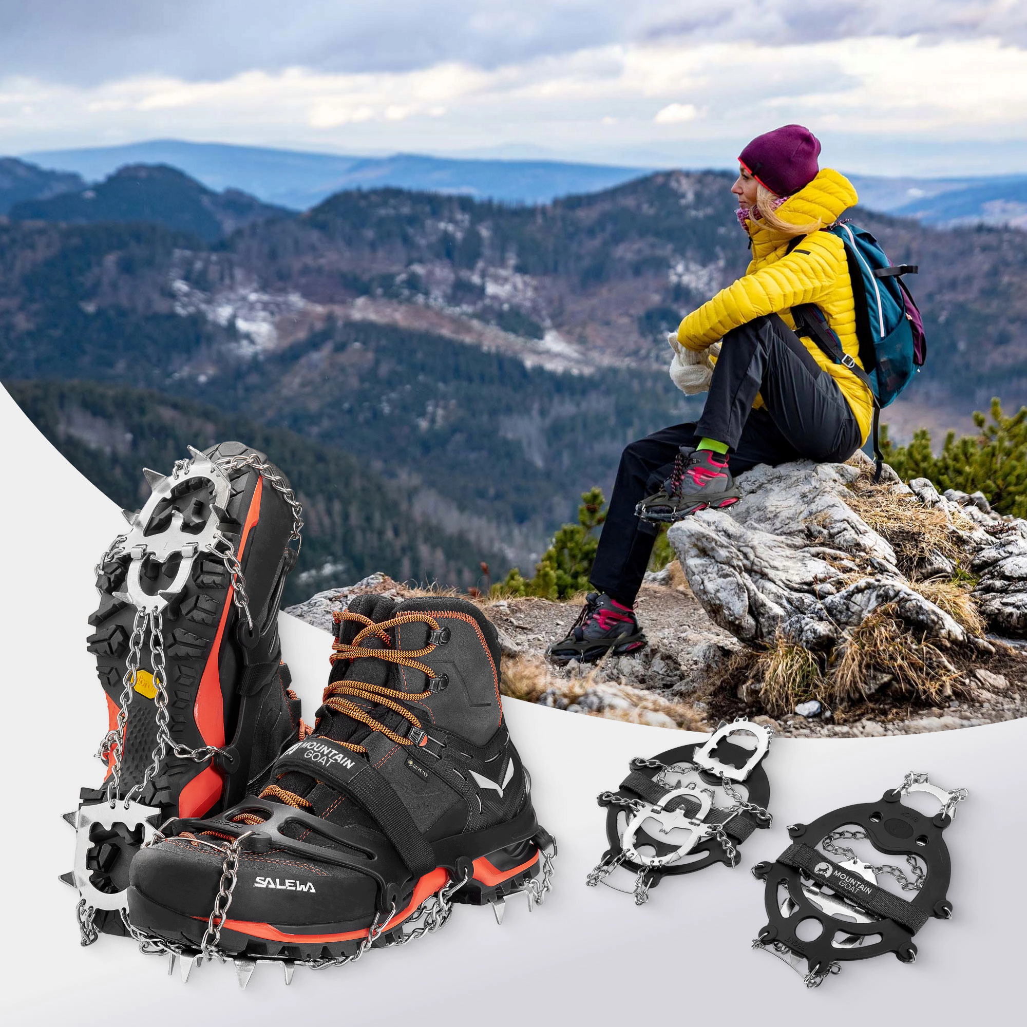 Crampoane pentru bocanci PREMIUM (41-43) L
