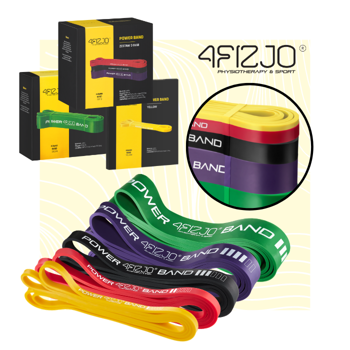 Set de 5 Elastice de Rezistență POWER BAND