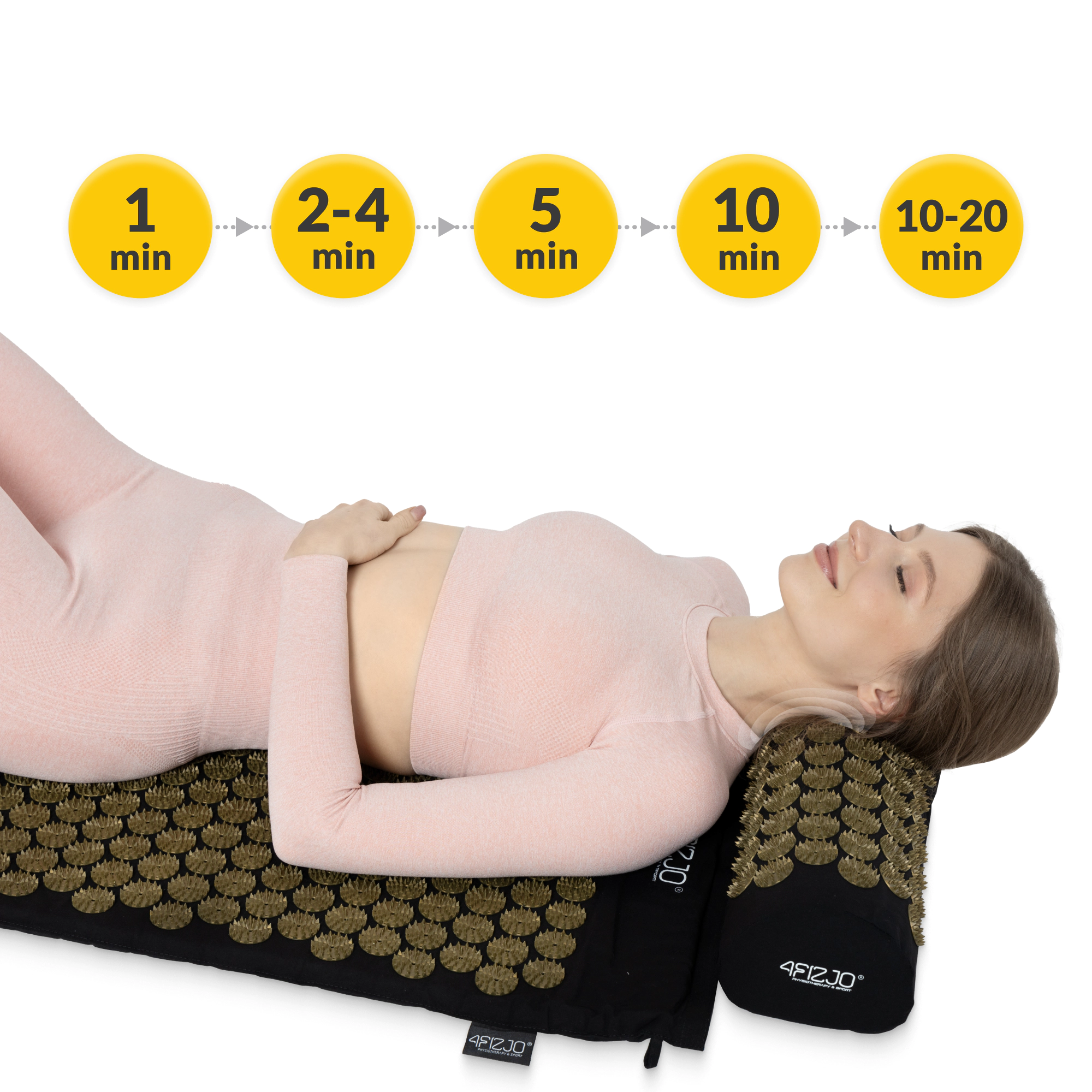 Saltea de acupunctură cu pernă clasică