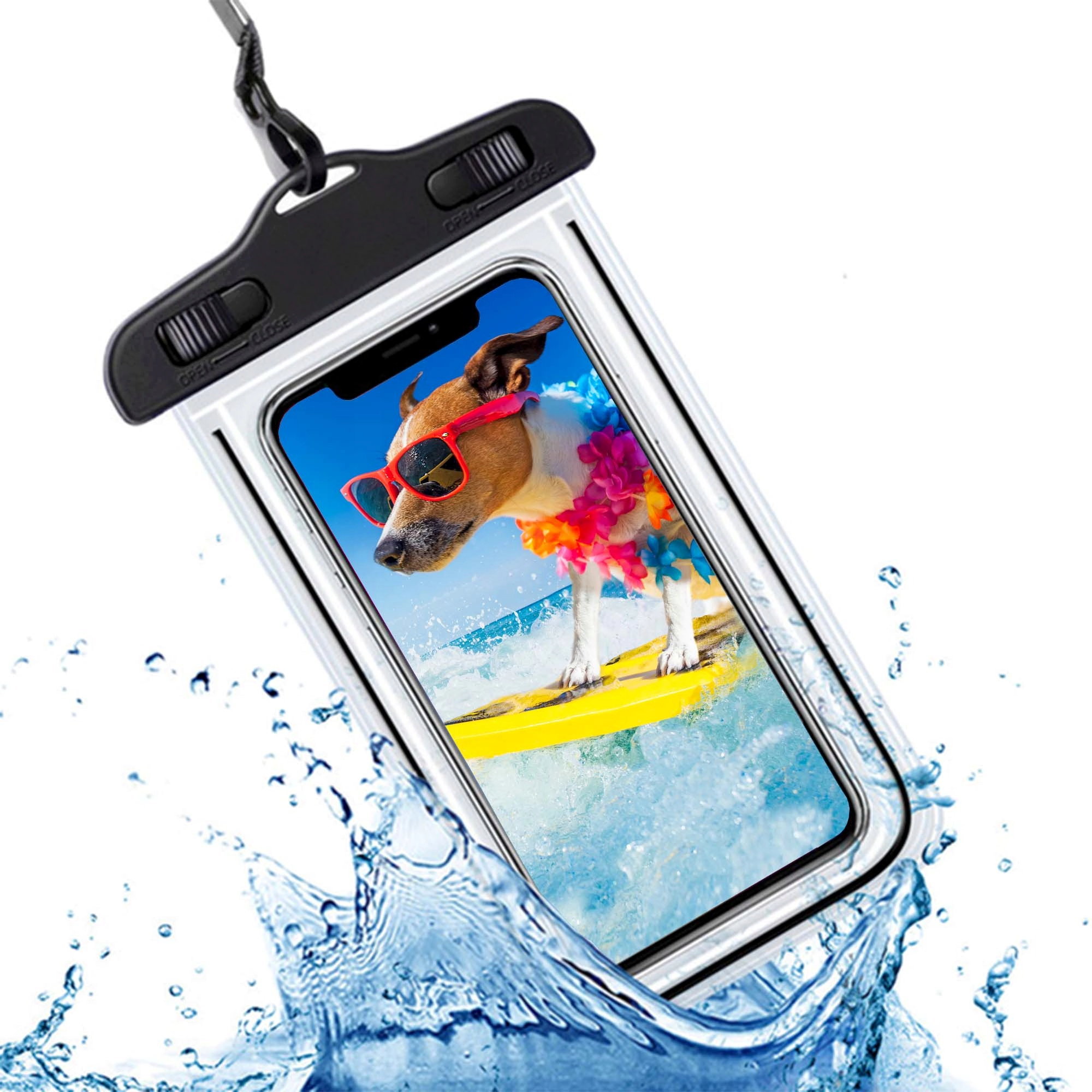 Husă impermeabilă pentru telefon TSUNAMI