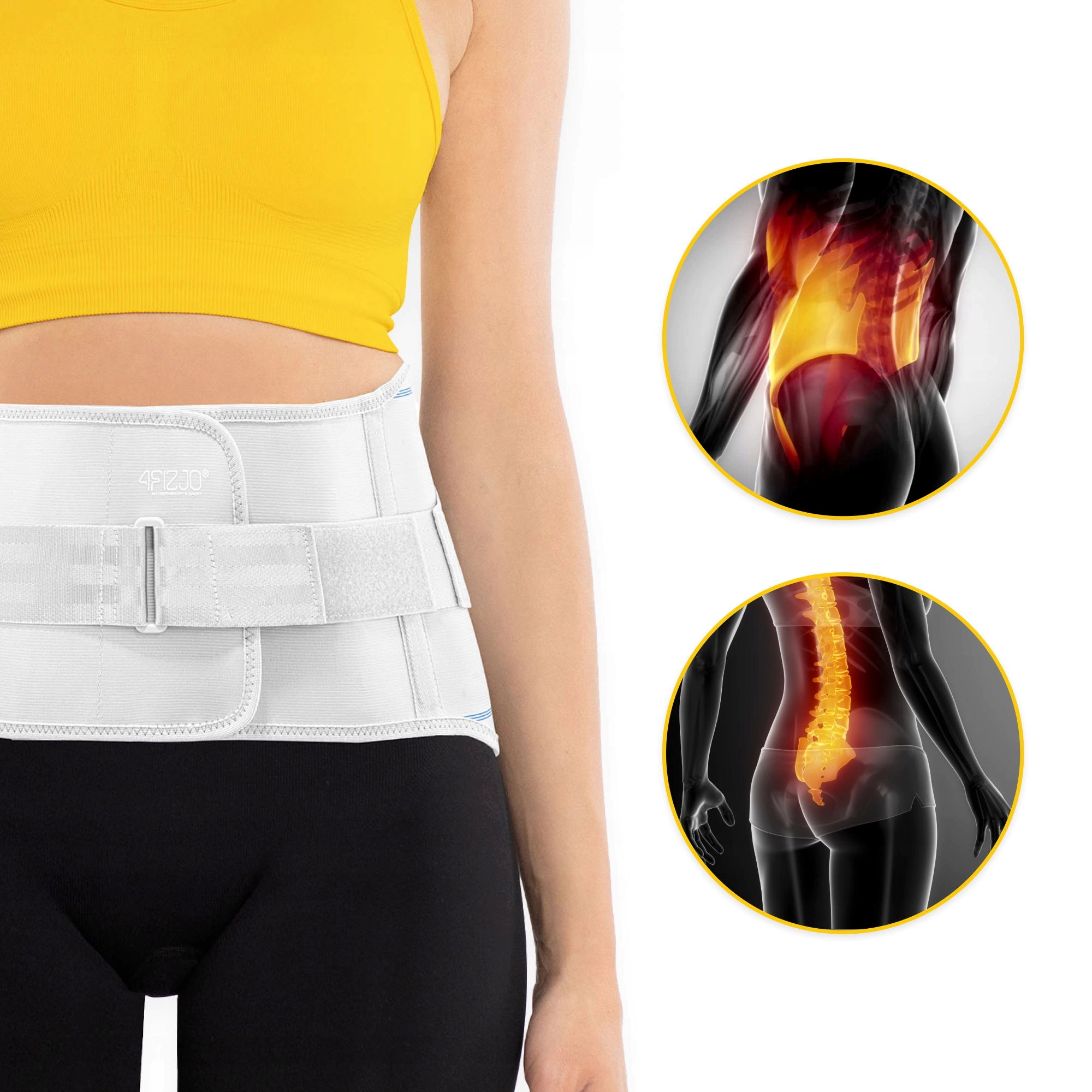 stabilizator gorset ortopedyczny pas ledzwiowokrzyzowy stabilizujacy 4fizjo