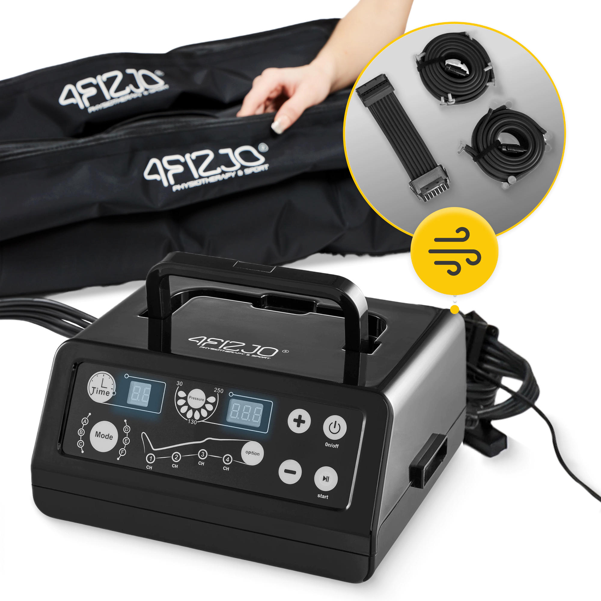 Aparat de drenaj limfatic AIR COMPRESSION THERAPY SYSTEM MED C4 mărimea S/M