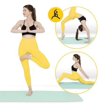 Saltea de exerciții TPE anti-alunecare 1 cm