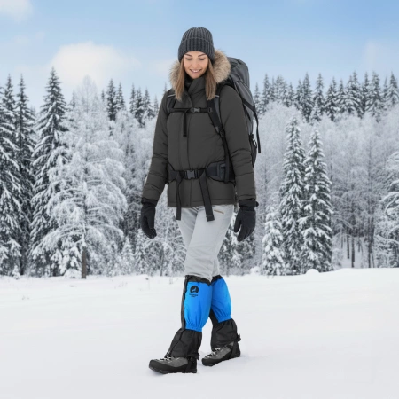 Ghetre impermeabile pentru încălțăminte universală albastre