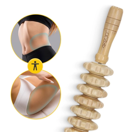 Rolă de masaj din lemn