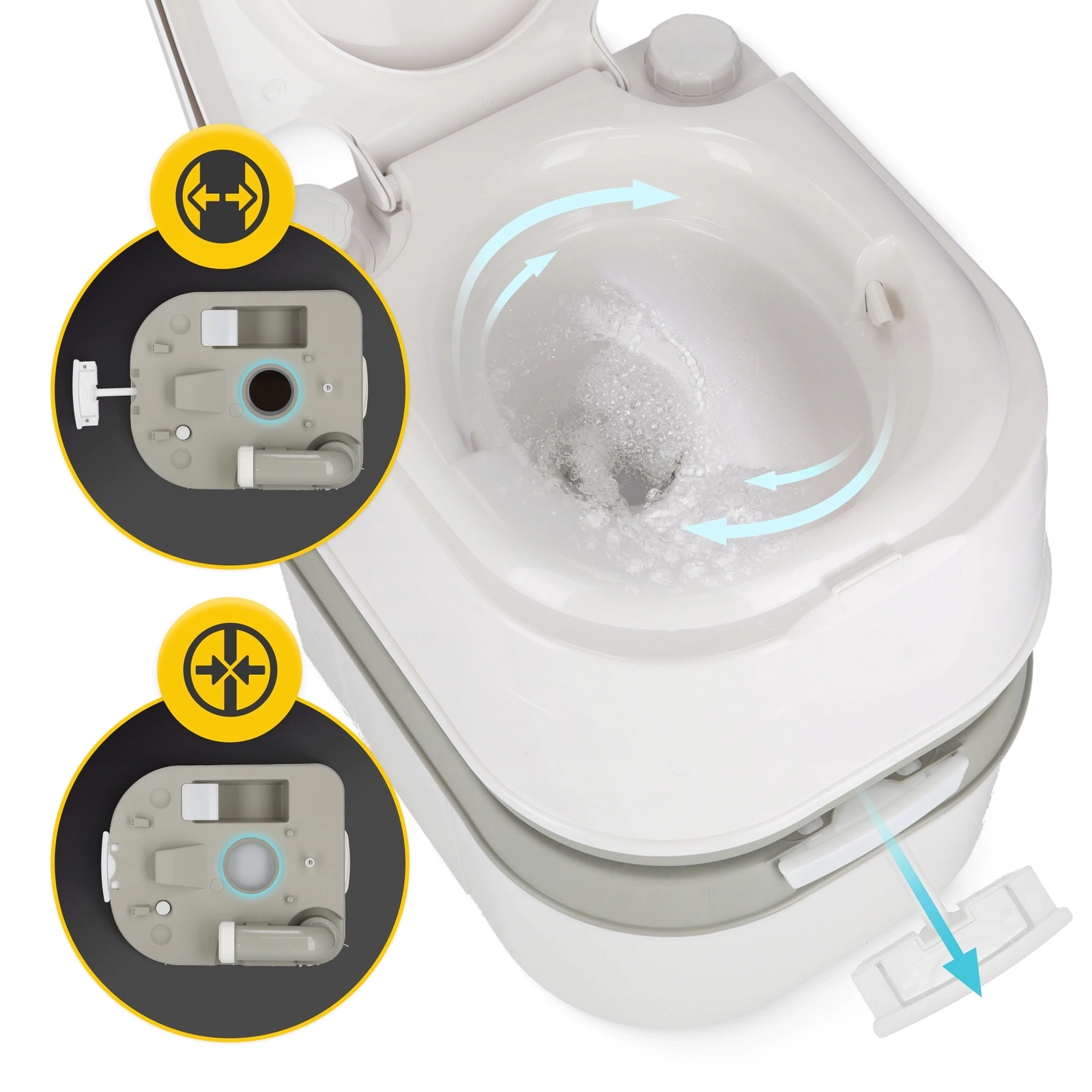 Toaletă turistică portabilă WC 24L