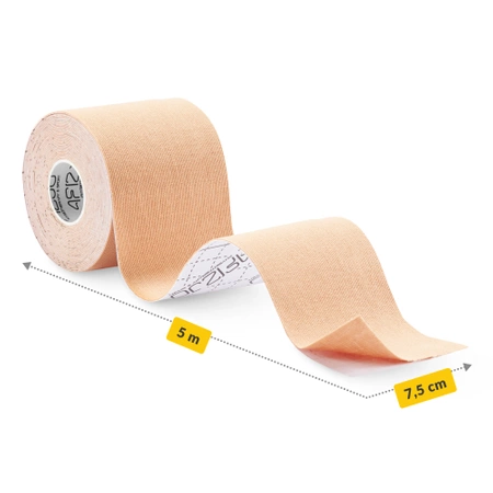 Bandă kinesiologică, Kinesio Tape, 7,5 cm x 5 m