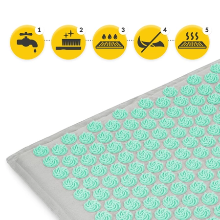 Covoraș de presopunctură ECO cu coji de hrișcă și nucă de cocos