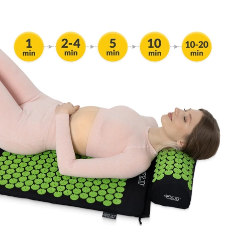 Covoraș clasică de presopunctură de mărime mare cu pernă XL