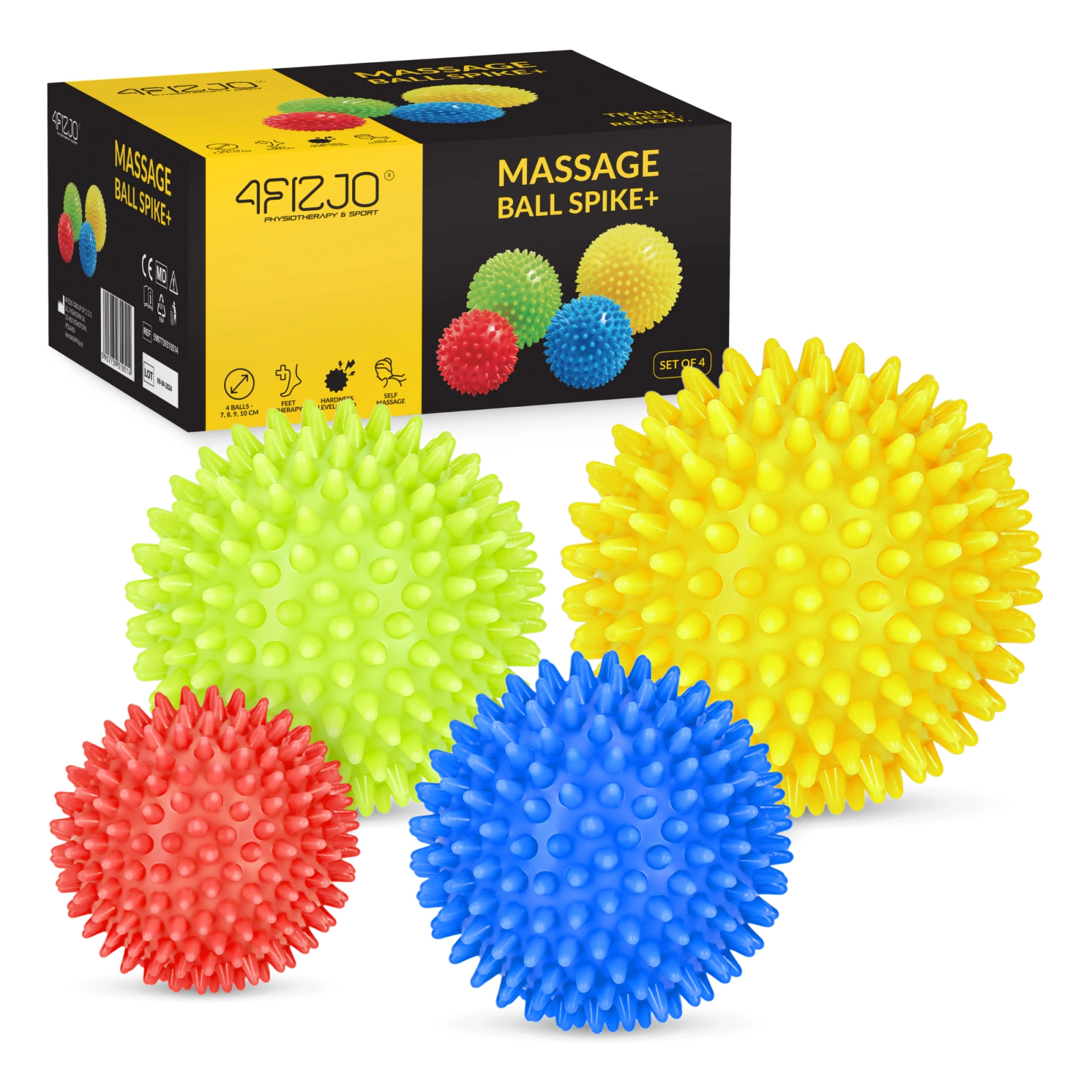 Mingi senzoriale pentru acupresură 4 buc.