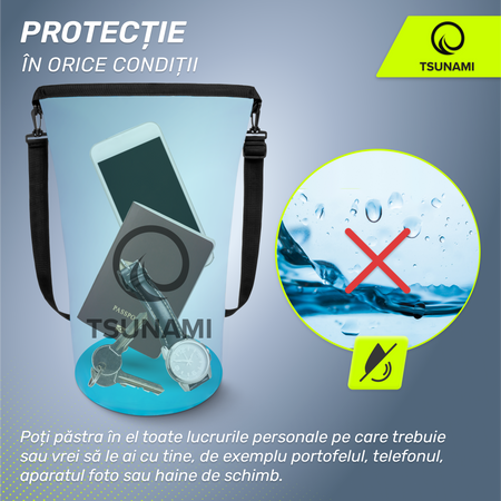Geantă Impermeabilă TSUNAMI 5 litri