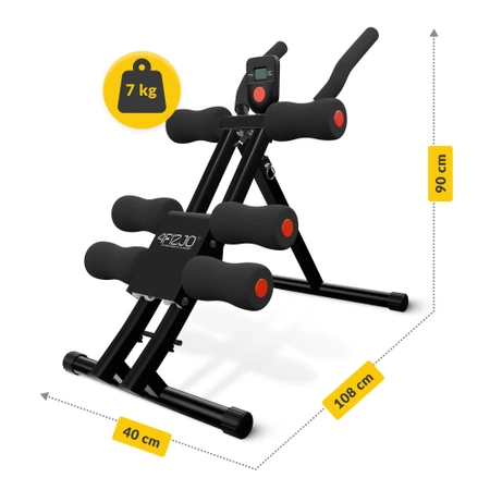 Trainer pentru mușchii abdominali, pliabil