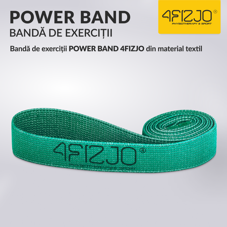 Bandă de rezistență din țesătură pentru exerciții 7-13 kg
