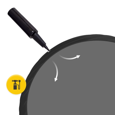 Minge gonflabilă de gimnastică pentru fitness 65 cm