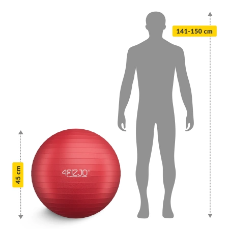 Minge gonflabilă de gimnastică pentru fitness 55 cm