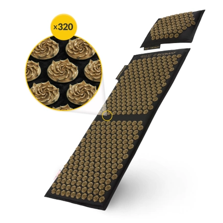 Saltea de acupresură ECO cu pernă și centură XL