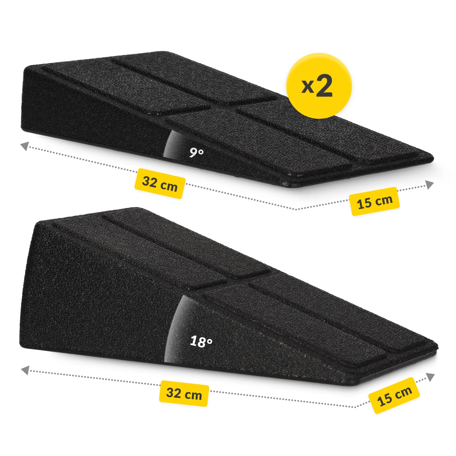 SLANT BOARD Platformă de Întindere (3 Buc.)