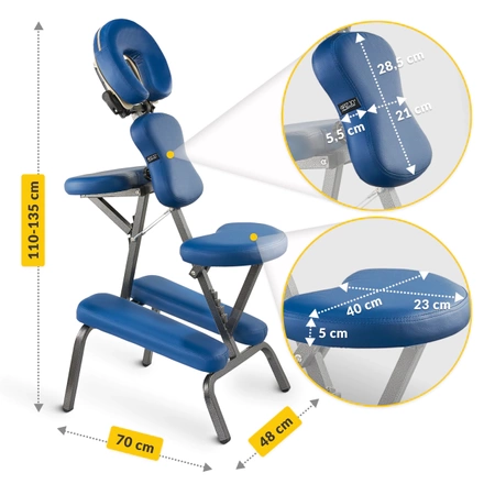 Scaun pentru masaj cervical, pliabil