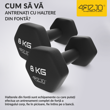 Haltere clasice 2 x 8 kg