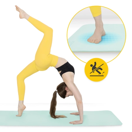 Saltea de exerciții TPE anti-alunecare 1 cm