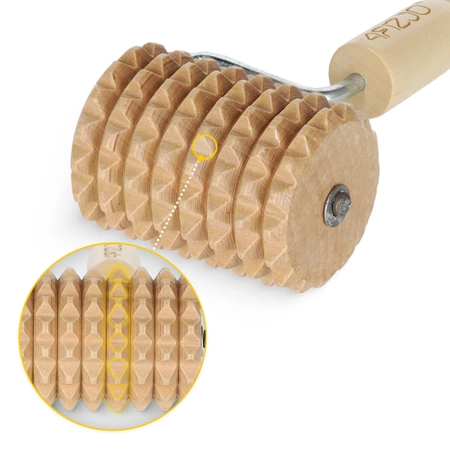 Roller pentru masaj din lemn