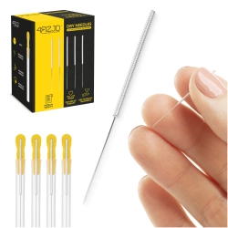 Ace de acupunctură cu ghid 100 buc. 0,25 x 15 mm