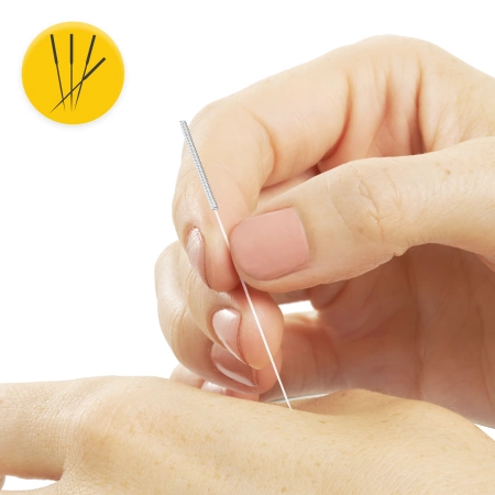 Ace de acupunctură cu ghid 100 buc. 0,3 x 40 mm