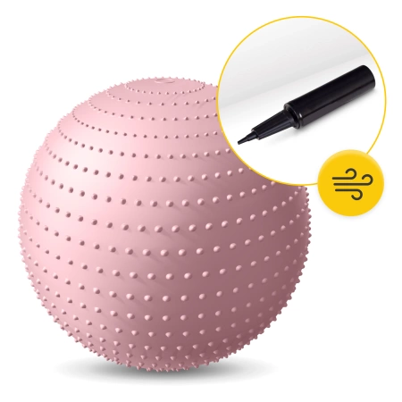 Minge de reabilitare cu vârfuri 65 cm