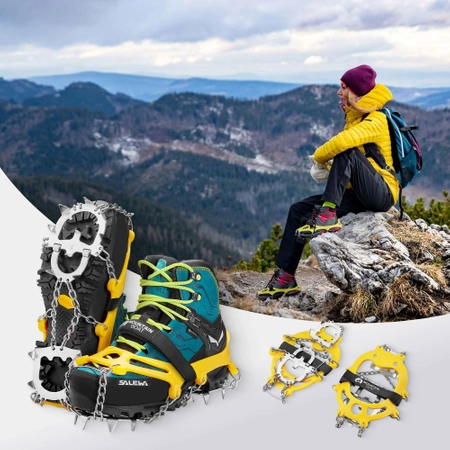 Crampoane antiderapante pentru bocanci PREMIUM (35-36) S