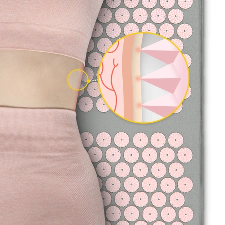 Covoraș clasică de presopunctură de mărime mare cu pernă XL