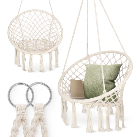 Leagăn de grădină BOHO Bej