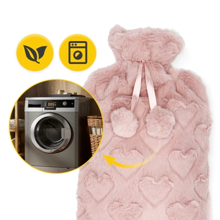 Pernă cu apă caldă cu husă, 2 L