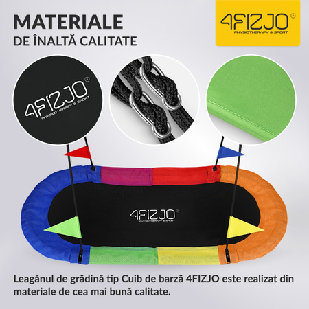 Leagăn de grădină cu cuib de barză 165 cm