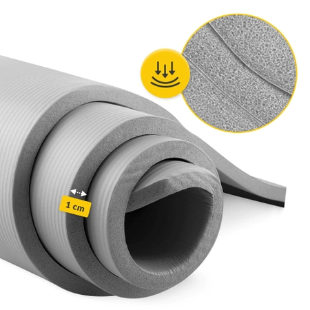 Saltea fitness pentru yoga NBR 1 cm