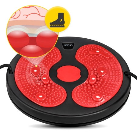 Disc rotativ cu benzi elastice pentru exercitii fizice