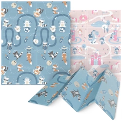 Covoraș educativ pliabil XXL „Regatul și spațiul” 180 x 150 cm