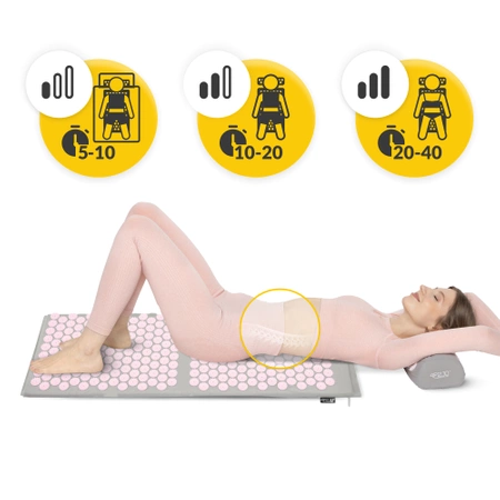 Covoraș clasică de presopunctură de mărime mare cu pernă XL