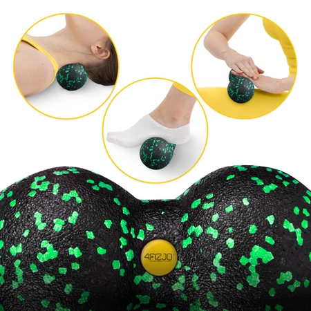 Minge dublă de masaj EPP 8 cm