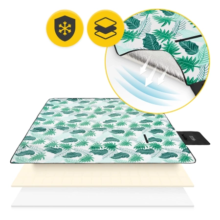 Pătură impermeabilă pentru picnic 200x200 cm