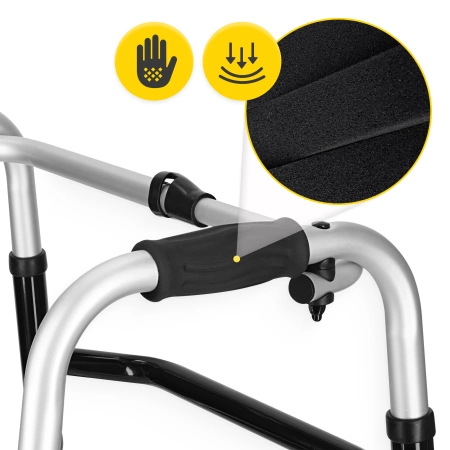 Balcon din aluminiu cu roți