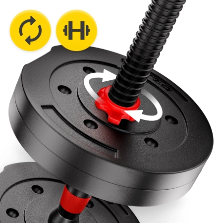 Cleme din plastic pentru gât de 25 mm, 2 buc. - roșu