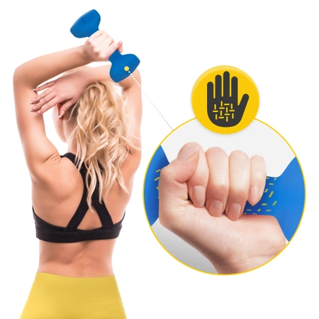 Set de gantere din fontă 12 kg