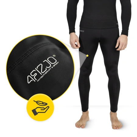 Pantaloni termici unisex - negru, mărimea M