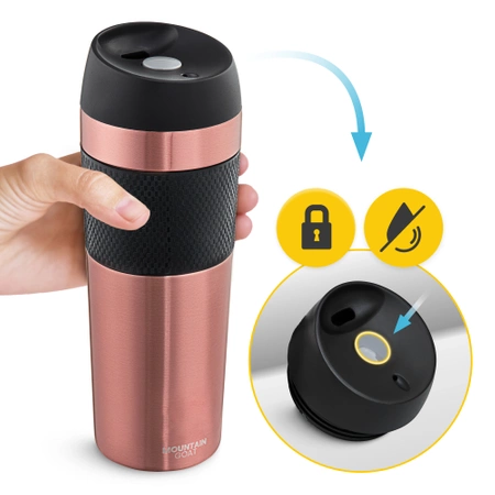 Cana termică Mountain Goat TRAVEL 450 ml roz