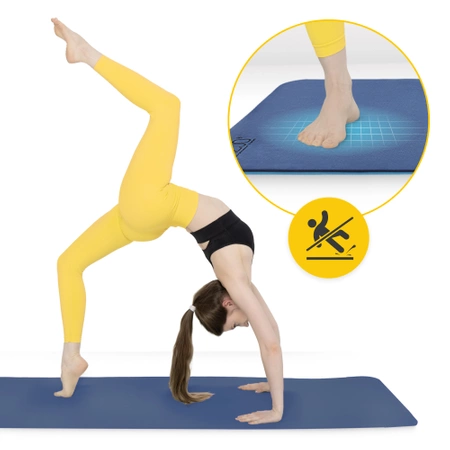 Saltea de exerciții TPE anti-alunecare 1 cm