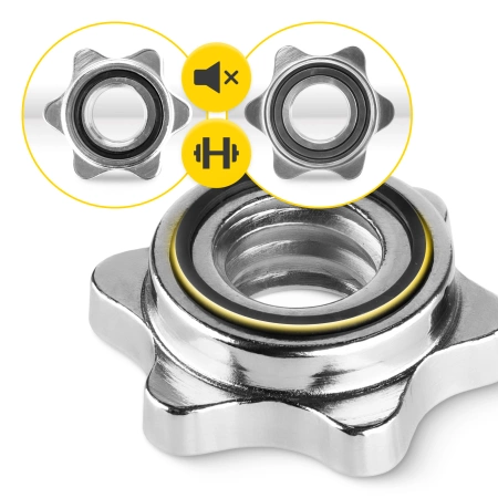 Cleme metalice cu șurub pentru gât de 25 mm 2 buc.