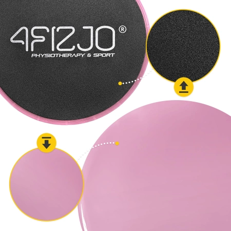 Discuri de alunecare pentru exerciții SLIDE, 2 buc.