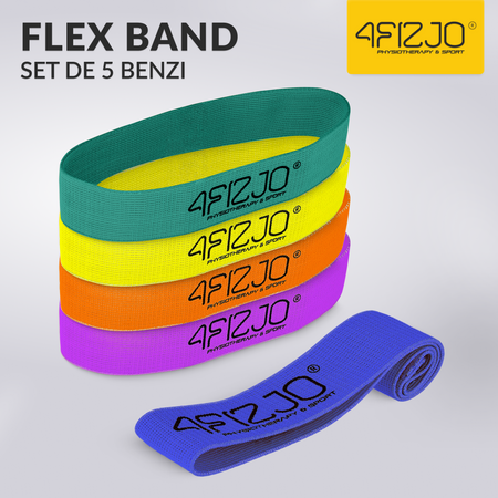 Set de 5 benzi de țesătură FLEX BAND